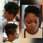 Short Tapered Cut Crochet Style