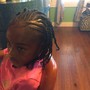 Small human hair Knotless