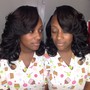 Hybrid Install (Tape Ins + Sew In)