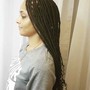 Small  knotless boxbraids