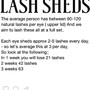 8 WEEK LASH EXTENSION REMOVAL