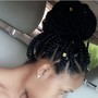 Medium Knotless Braids