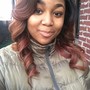 Weave Curls/Flat iron