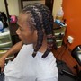 box braids  (hair included)