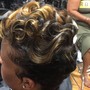 Flexi Rods or Bantu knots