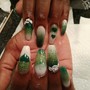 Press -on nails With stones