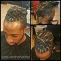 Large Loc Retwist w/ Style