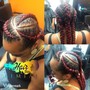 2 Feed In Braids