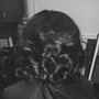 Pin Curls (after styling)