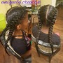 Feeder Braids W/ Small Braids