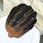 Large cornrows