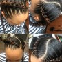 Braid down for a sew in