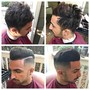 Women's haircut