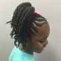 Cornrow Braids Added to Any Style