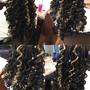 Perm Rod Curls for Locs/Braids