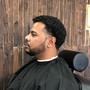 Haircut w/beard line up