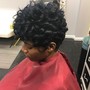 Texturizer and Cut (short, natural hair only)