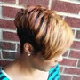 Semi Permanent Color, Relaxer Touch Up, Women's Cut