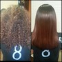 Shampoo and style(relaxed hair)