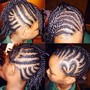 Tribal (feed-in) Braids