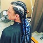 Cornrows[build/Fed-in technique](5+)