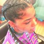 Braids kids with beads