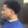 Bald skin fade cut