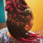 Bantu Knots Curls Locs or Natural Hair