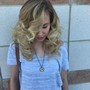 Curly color and style