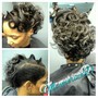 Short & Sassy( curl ONLY haircut addtional $)