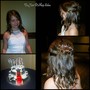 Special occasion hairstyle