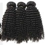 two-strand/ drop/flat twist, comb /finger coils, bantu knots(natural medium length style)