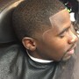 Line up w/Taper fade  haircut