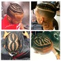 Kings Crown CornRows Man Bun