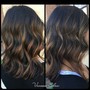 Root Color-Hair Cut