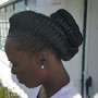 Small stitch braid ponytail