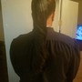 Sleek ponytail