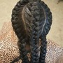 Fishtail updo