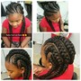 Stitch braid ponytail