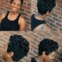 Natural hair updo