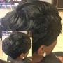 Natural hair updo