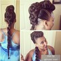 Braided Ponytail - Medium Braids