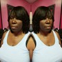 New closure wig installed