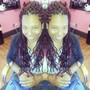 Natural long dread Locs