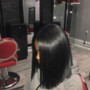 Women's haircut, relaxer, sew in