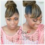 Twist set (relaxed hair)