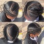 Two strand twists/individual braids (plaits)