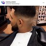 Haircut with beard