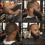 Fade w/Beard, Mustache Trim