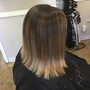 Root Color Touch Up + Cut